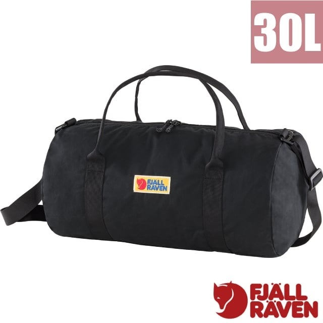 【Fjallraven 小狐狸】Vardag Duffel 30L 圓筒包/多功能旅行包/27243-550 黑✿30E010